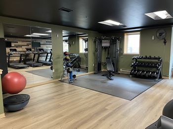 Fully equipped fitness center